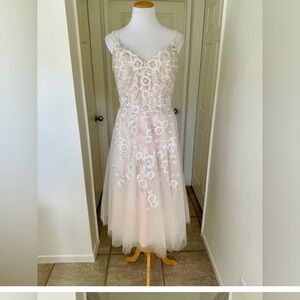 Sale! Alfred Angelo Lace Midi Wedding Dress